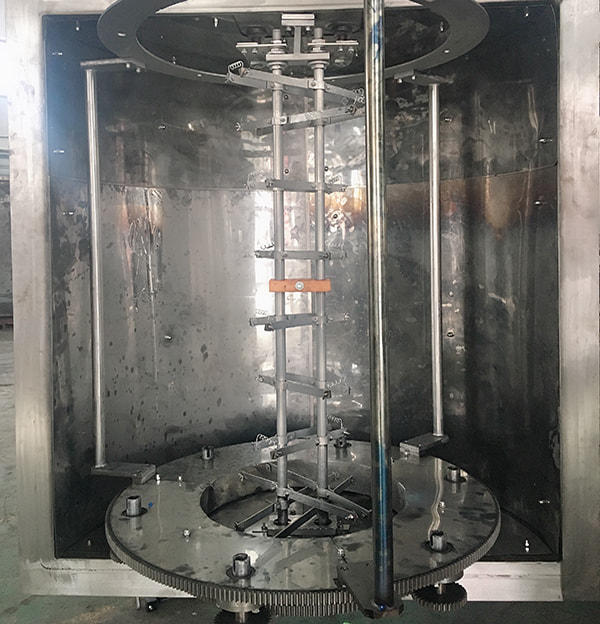 Máquina de recubrimiento al vacío de cromo de metalización para decoración de plástico